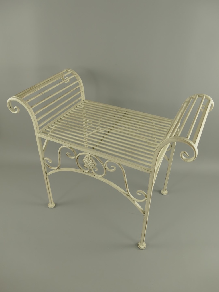 [LA-86214] Hocker Eisen CREME!! farbig H.55x68cm Bild 3