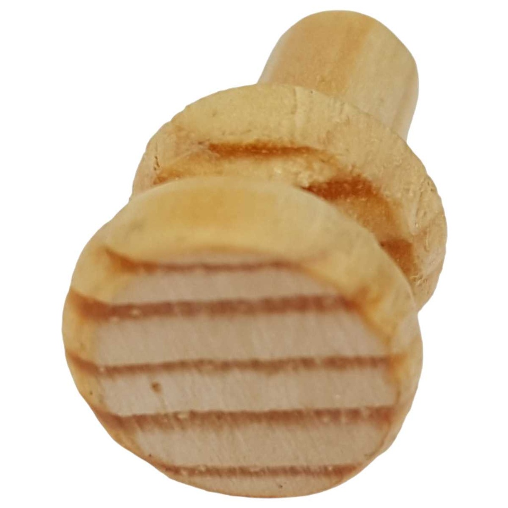 [LA-86230] Holzknopf Möbelgriff Schubladengriff Möbelknauf Kiefer Holz weich Bild 2