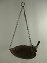 [LA-86231] Vogeltränke/Fütterungspl. Eisen rust. braun H.38cm Bild 2