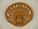 [LA-86289] Wanddeko Hocker Sitz Gusseisen Traktorsitz Naturrost Bild 2