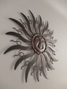 [LA-86388] W.Ornament SON! Eisen Kupfer ant. Braun D.53cm Bild 3