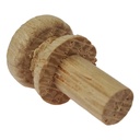 [LA-86454] Holzknopf Holz Möbelgriff Schubladengriff Möbelknauf Buche 10mm Bild 3