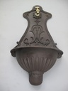 [LA-86501] Wandbrunnen Alu Guß rustikal braun H.65cm Bild 3