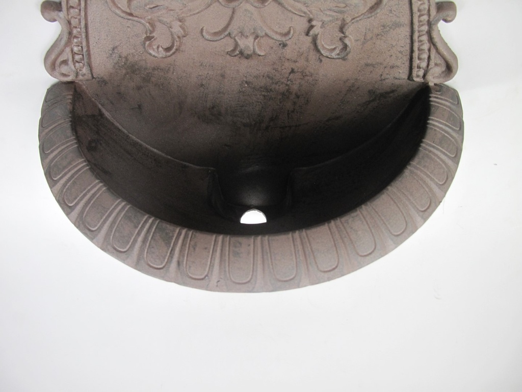 [LA-86501] Wandbrunnen Alu Guß rustikal braun H.65cm Bild 5
