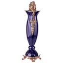 [LA-88186] Vase Porzellan/Messing Engel #88186 Bild 2