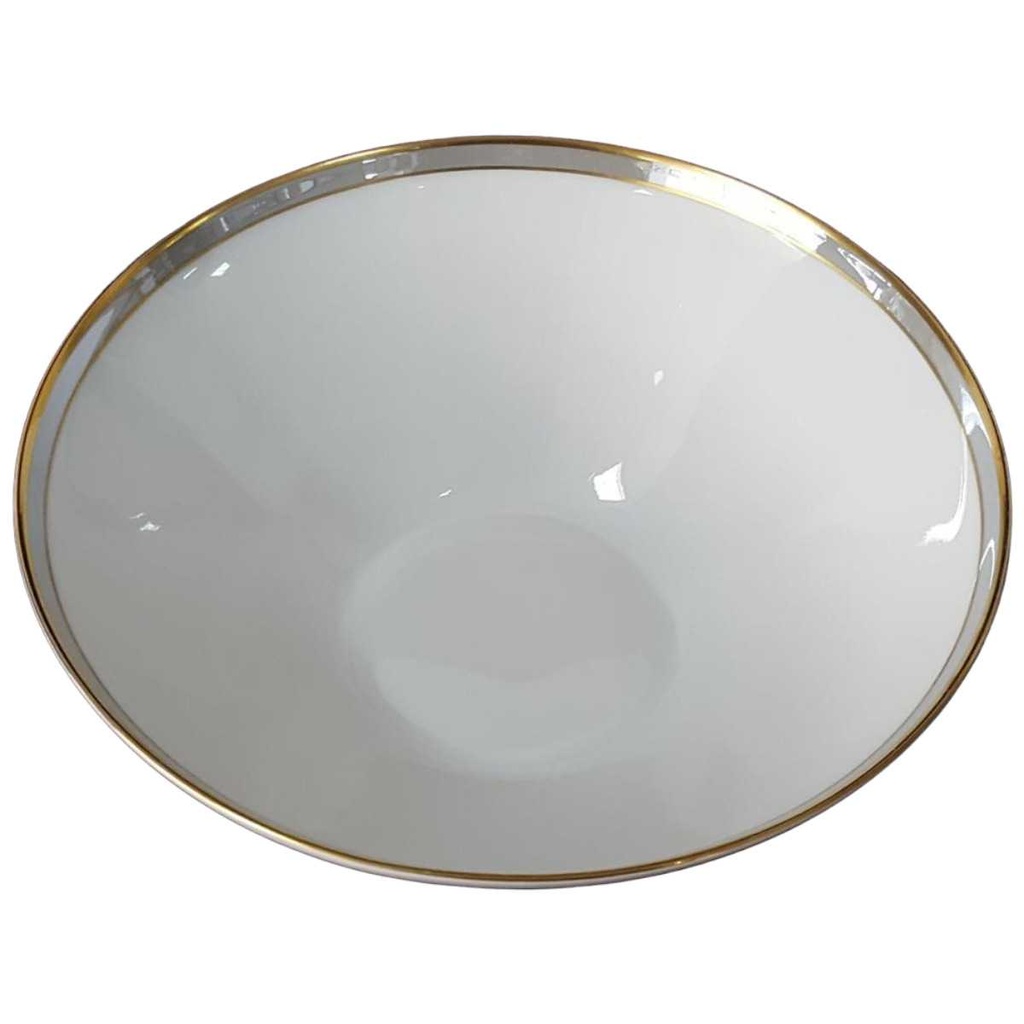 [458119808] Schüssel 21 cm Heinrich Grazie Grauband Gold gebraucht - gut Bild 2