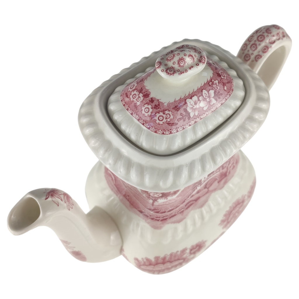 [1806062] Kaffeekanne 1,05 L Spode Copeland Pink Tower Rot Bild 2