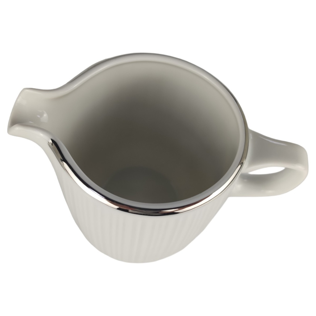 [1806087] Milchkännchen Hutschenreuther Relief Platinrand Bild 2
