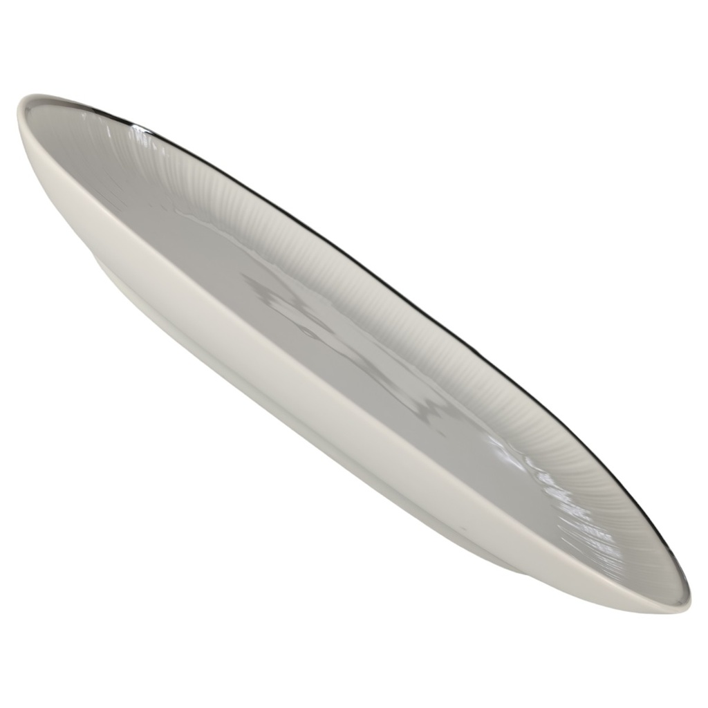 [1806089] Servierplatte Hutschenreuther Relief Platinrand Bild 2