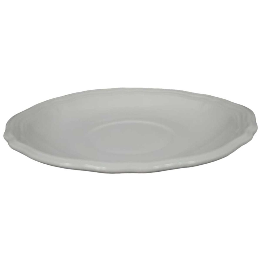 [458128160] Untertasse 16,5 cm Seltmann Weiden Marie Luise Weiß gebraucht - gut Bild 2