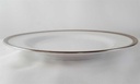 [45813172] Kuchenteller Dessertteller Frühstücksteller 19,8 cm Zeh Scherzer Reliefdekor Platinrand Weiß gebraucht - gut Bild 3