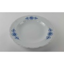 [458132953] Suppenteller 22,7 cm Mitterteich blau Rosen gebraucht - gut Bild 3