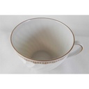 [45813380] Kaffeetasse Tasse Goldrand Bareuther Waldsassen Form 640 Reliefdekor gebraucht - sehr gut Bild 3