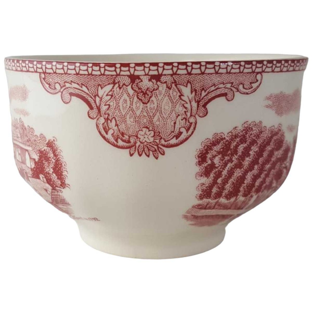 [458138014] Teetasse Tasse mit Innendekor Johnson Bros Old Britain Castles Rot Bild 2