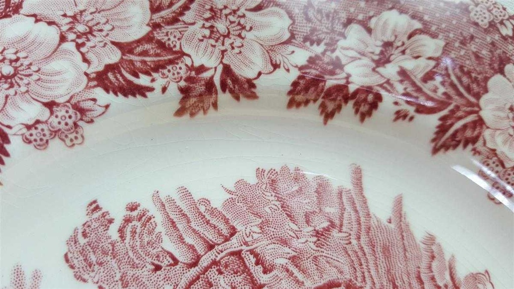 [458138204] Kuchenteller Dessertteller Frühstücksteller 19,8 cm Enoch Wedgwood Woodland Rot Bild 3