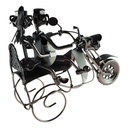[2119064] Flaschenhalter für Bierflasche Paar auf Motorrad aus Metall (B/H/T) 26x20x10cm Bild 4