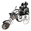 [2119064] Flaschenhalter für Bierflasche Paar auf Motorrad aus Metall (B/H/T) 26x20x10cm Bild 5