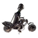 [2119066] Flaschenhalter für Weinflasche Metall Motorradfahrer Bild 4
