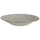 [458142491] Suppenteller Speiseteller Goldrand 22,2 cm Bareuther elfenbein 551 Bavaria gebraucht - gut Bild 2