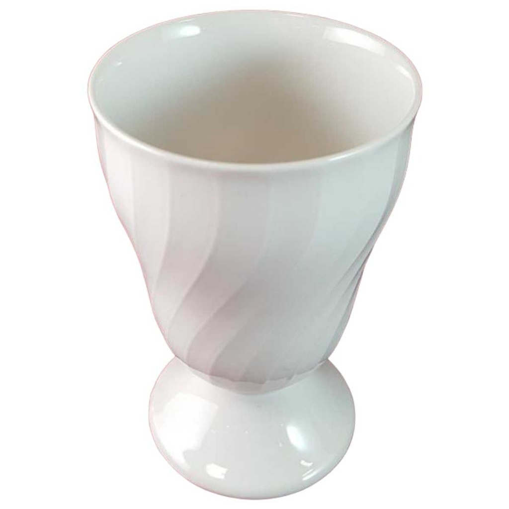 [2119101] Becher Pharisäertasse Kakaobecher auf Fuß Royal Tettau Annette Weiß gebraucht - sehr gut Bild 2