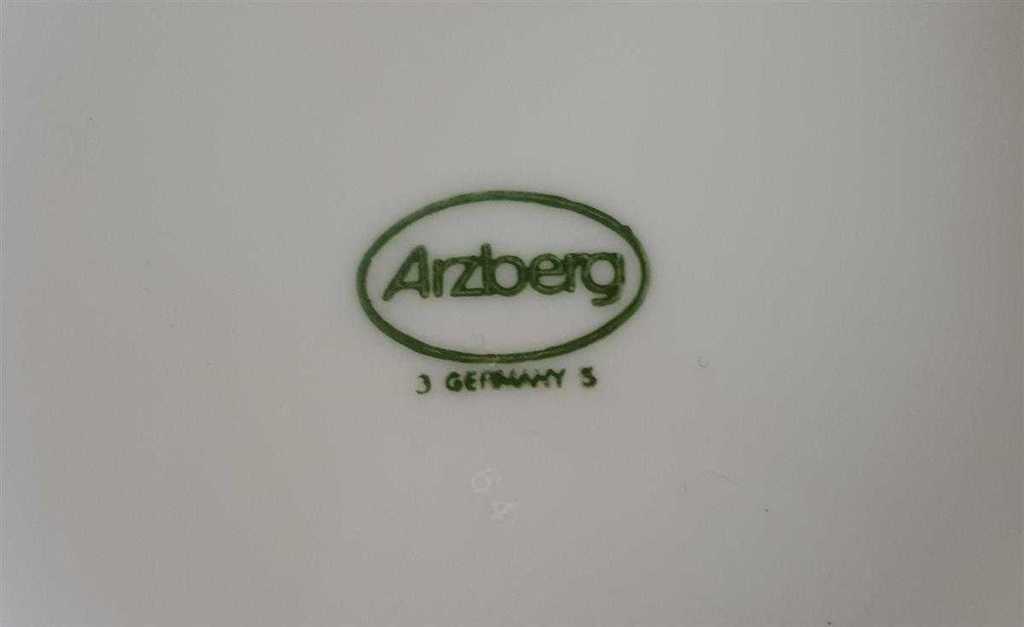 [4581532] Untertasse für Kaffee 14,4 cm Arzberg Corso lila Blüten gebraucht - sehr gut Bild 3