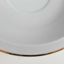 [458164374] Untertasse Goldrand 16,1 cm Burg Lindau Weiß gebraucht - gut Bild 3