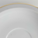 [458164374] Untertasse Goldrand 16,1 cm Burg Lindau Weiß gebraucht - gut Bild 4