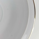 [458164374] Untertasse Goldrand 16,1 cm Burg Lindau Weiß gebraucht - gut Bild 5