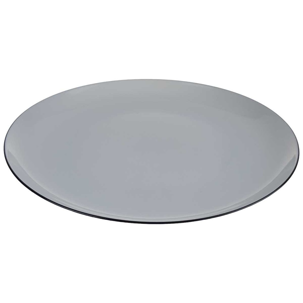 [458167206] Kuchenteller Dessertteller 19,5 cm Karolina Schwarzer Rand gebraucht - gut Bild 2