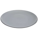 [458167206] Kuchenteller Dessertteller 19,5 cm Karolina Schwarzer Rand gebraucht - gut Bild 2