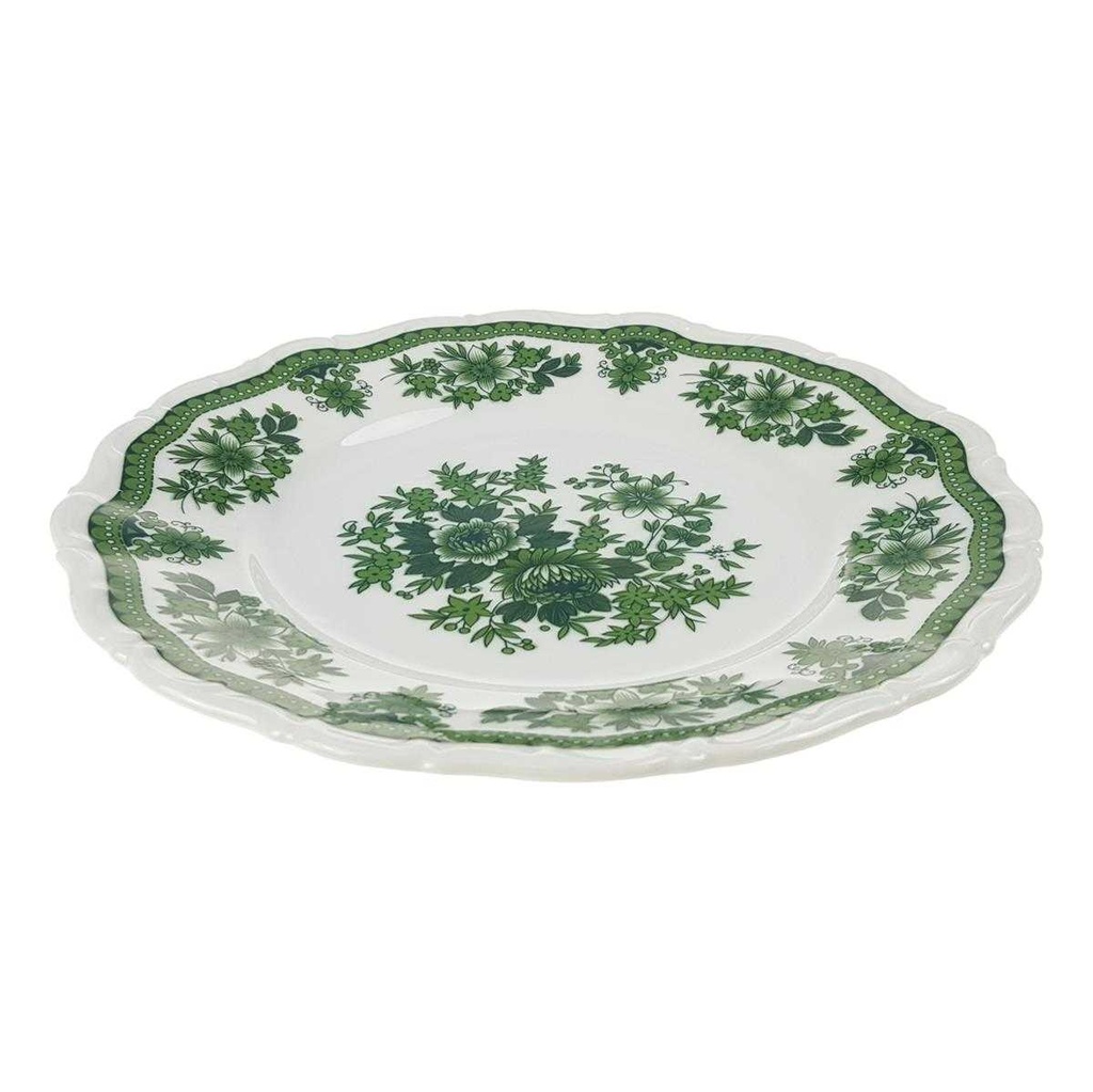 [458168470] Kuchenteller Dessertteller 19,2 cm Seltmann Weiden Barock Hubertus Blumendekor gebraucht - gut Bild 3