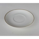 [458169218] Untertasse für Mokka Goldrand 12,5 cm Bauscher Schildkröten Motiv Goldmotiv gebraucht - neuwertig Bild 3