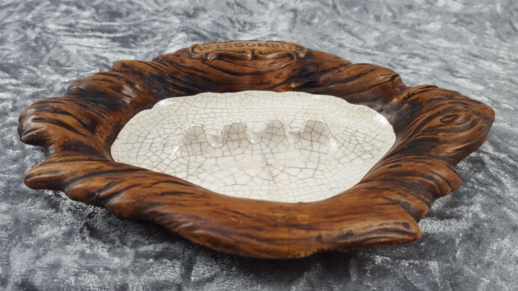 [45817171] Vintage Keramik Aschenbecher Wisconsin Treasure Craft 1963 Made In U.S.A. Bild 2