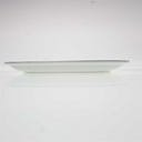 [98290] Servierplatte Speiseplatte groß 31,5x20,5 cm Winterling Röslau Relief brauner Rand gebraucht - gut Bild 3