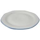 [98337] Speiseteller 25 cm Burg Lindau Blaue Linie gebraucht - akzeptabel Bild 2