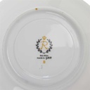 [98384] Untertasse Goldrand 14 cm Reichenbach Rosa gebraucht - akzeptabel Bild 3