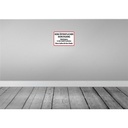 [LA-111640-2030] Blechschild 20x30 cm Kein Öffentlicher Durchgang Warnschild Hinweisschild Sicherheit Vorsicht Bild 2