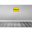 [LA-111656-H] Holzschild 20x30 cm Heizöllagerung gelbes Warnschild Hinweisschild Bild 2