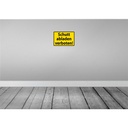 [LA-111660-H] Holzschild 20x30 cm Schutt abladen verboten Warnschild Hinweisschild Bild 2