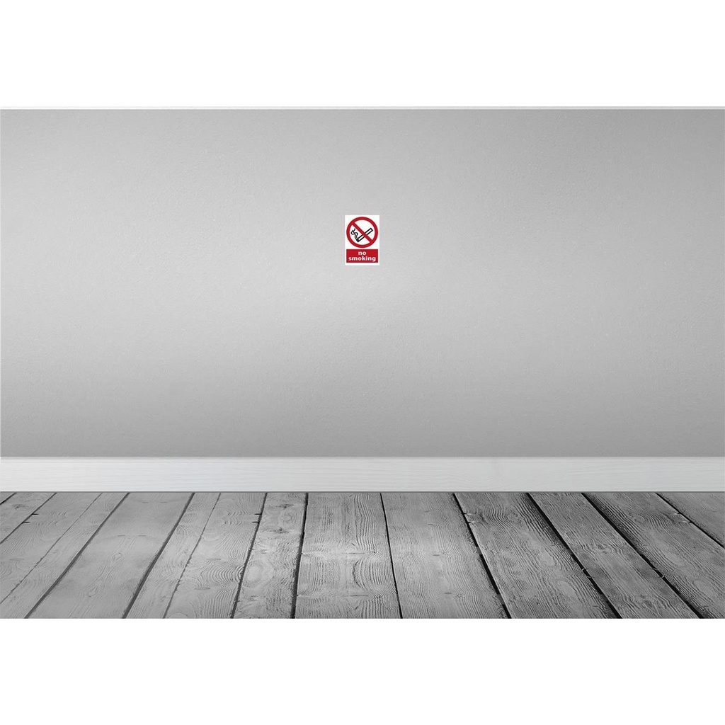 [LA-111666-1812-H] Holzschild 18x12 cm No Smoking Warnschild Hinweisschild Bild 2