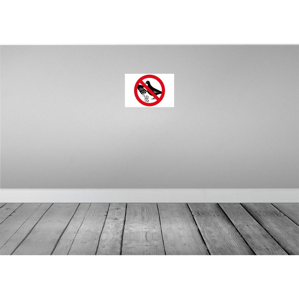 [LA-111684-H] Holzschild 20x30 cm Keine Tauben füttern Warnschild Hinweisschild Bild 2