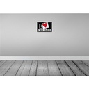 [LA-111687-2030] Blechschild 20x30 cm I Love Chocolate Herz Spruch Zitat Bild 2