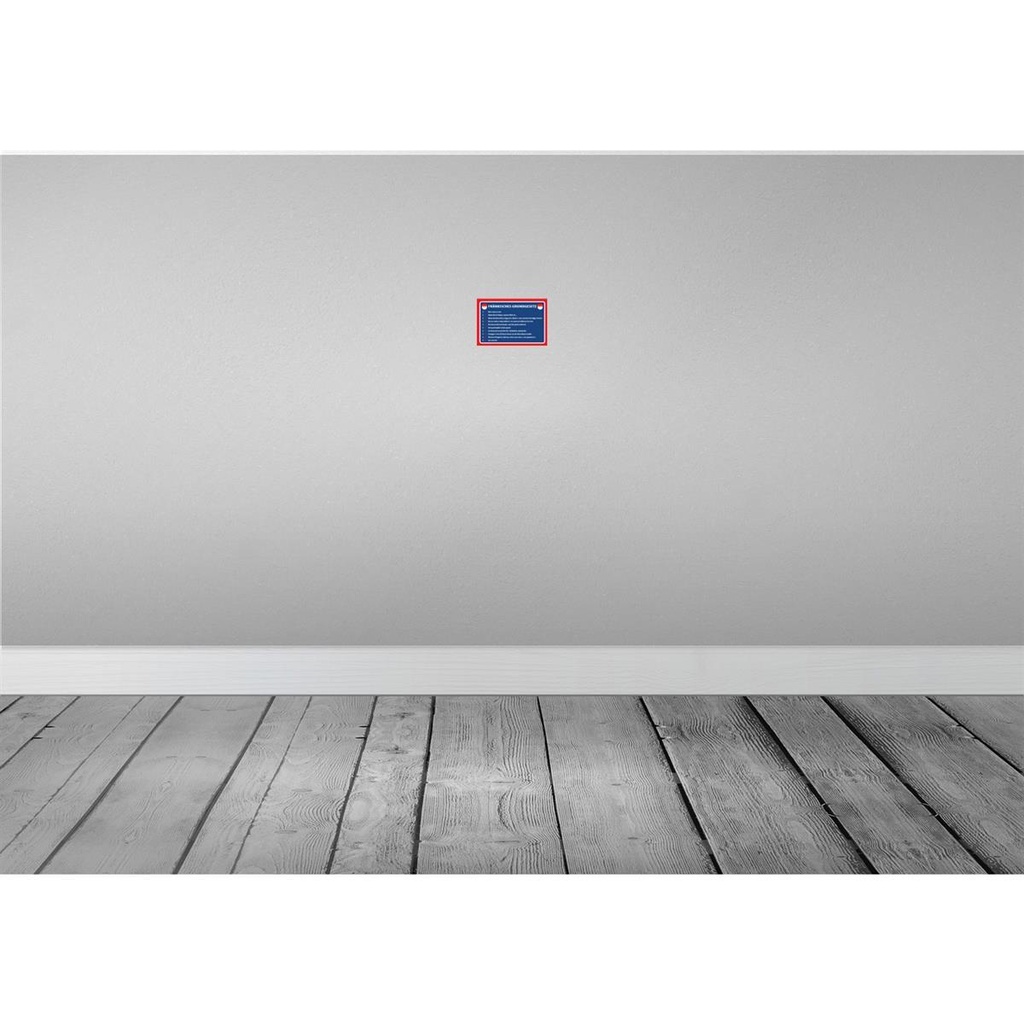 [LA-111692-1812] Blechschild 12x18 cm Fränkisches Grundgesetz Dekoration Bild 2