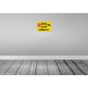 [LA-111704-2030] Blechschild 20x30 cm Stop Bitte nicht füttern Pferd Warnschild Hinweisschild Sicherheit Vorsicht Bild 2