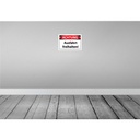 [LA-111722-2030] Blechschild 20x30 cm Achtung Ausfahrt freihalten Warnschild Hinweisschild Sicherheit Vorsicht Bild 2