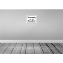 [LA-111729-H] Holzschild 20x30 cm Warnung vor den Hunden s/w Warnschild Hinweisschild Bild 2