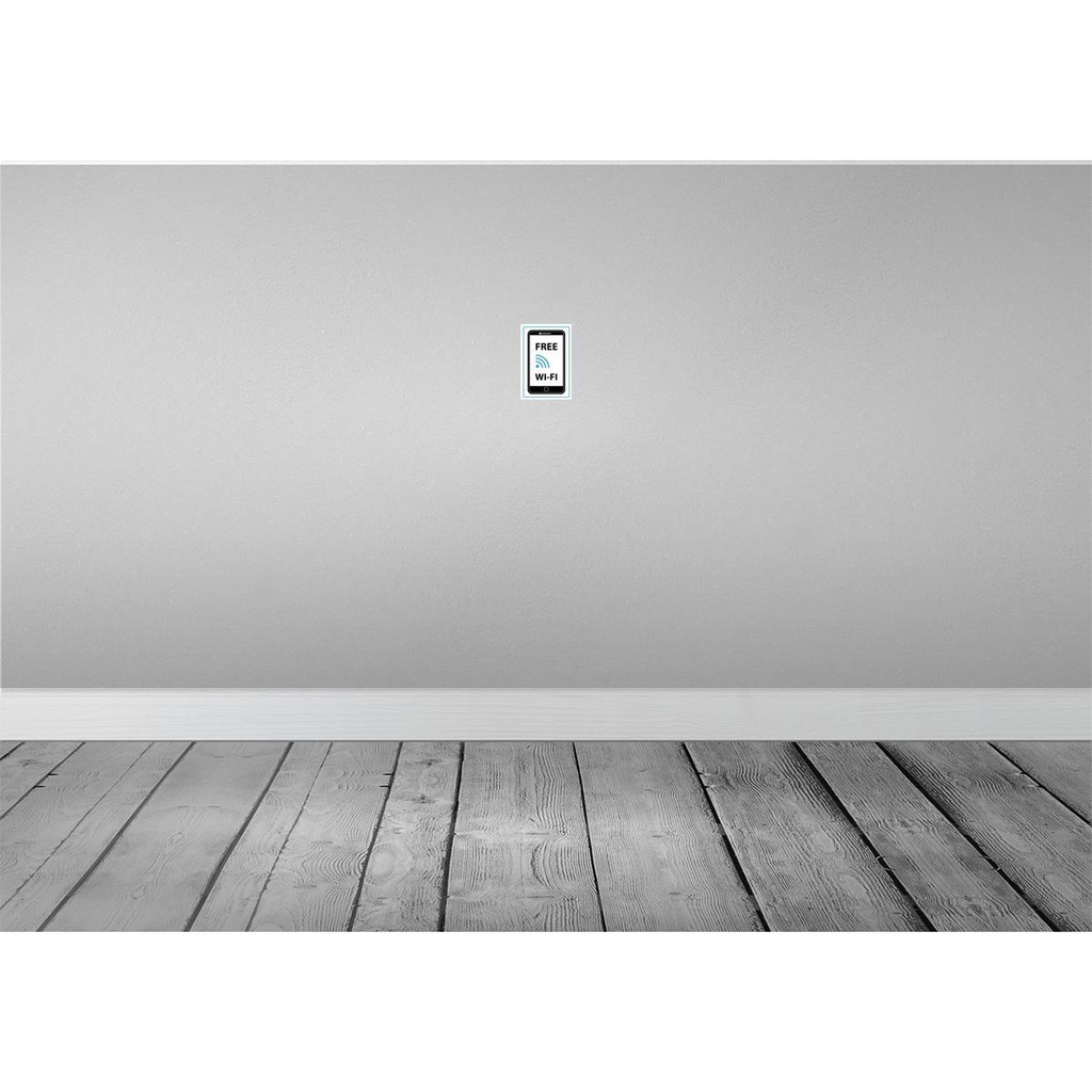 [LA-111731-1812] Blechschild 18x12 cm Free WI-FI Handy Warnschild Hinweisschild Sicherheit Vorsicht Bild 2