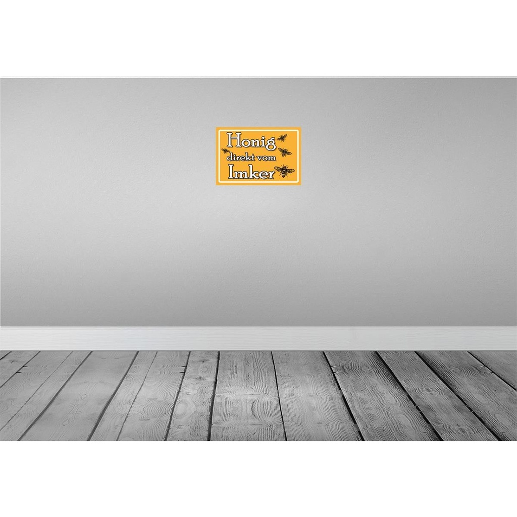 [LA-111733-2030] Blechschild 20x30 cm direkt vom Imker Dekoration Bild 2