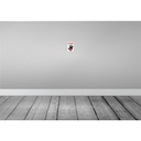 [LA-111734-1812] Blechschild 18x12 cm Stop Hand s/w/r Warnschild Hinweisschild Sicherheit Vorsicht Bild 2