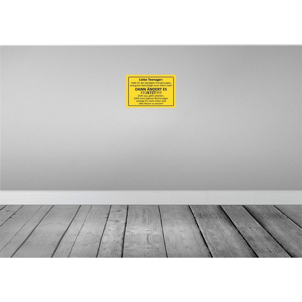 [LA-111736-H] Holzschild 20x30 cm Liebe Teenager - ÄNDERT ES Kids Kinder Teens Bild 2